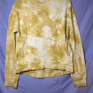 All in Motion Yellow Tie-Dye Top